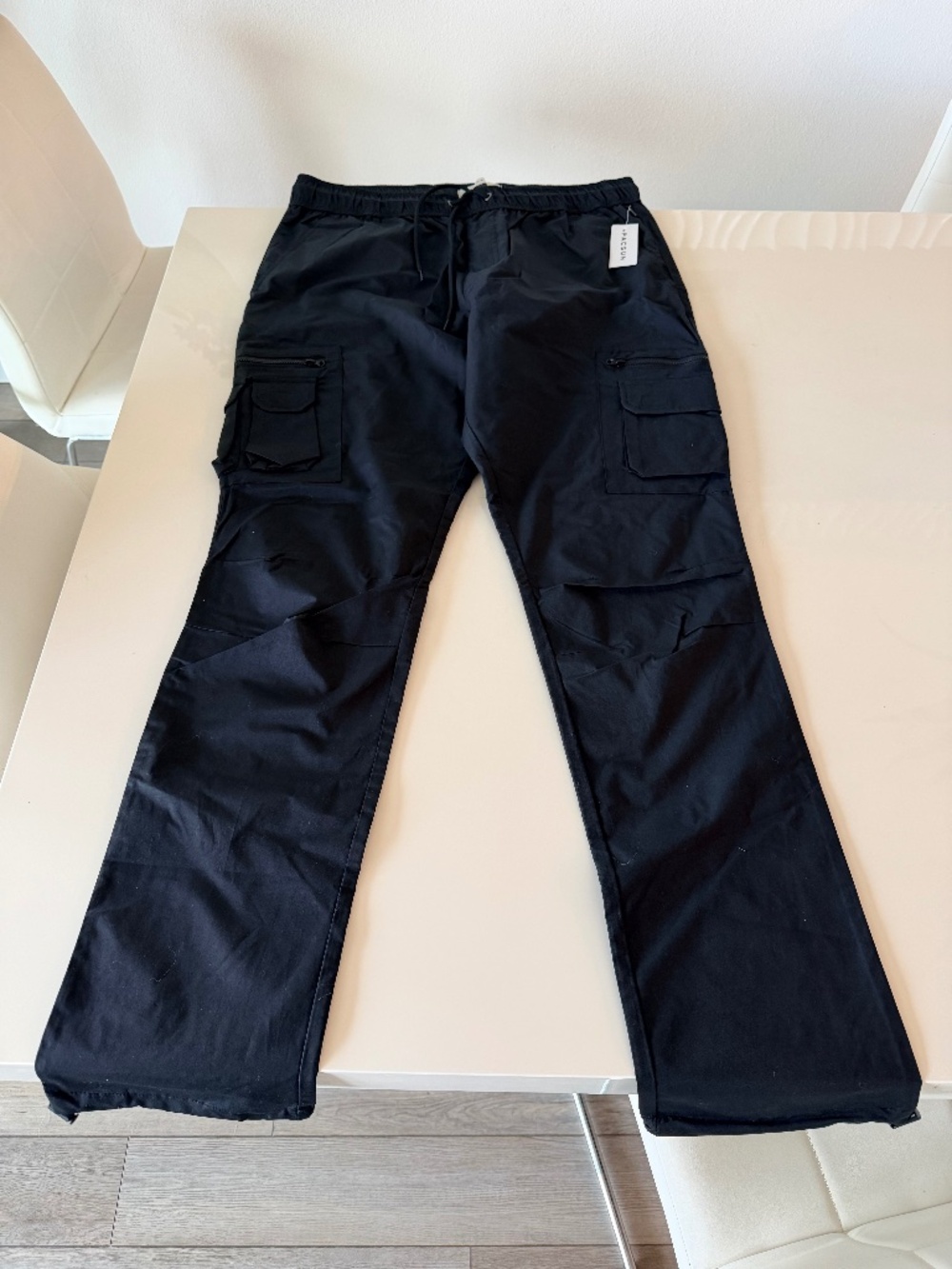 PacSun Men's Black Slim Cargo Jogger Pants NWT L